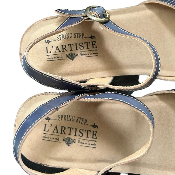 💙 NWOT! L’ARTISTE BY SPRING STEP IN “LIZZIE-ROSE” HAND PAINTED MARY JANE! - Picture 12 of 16